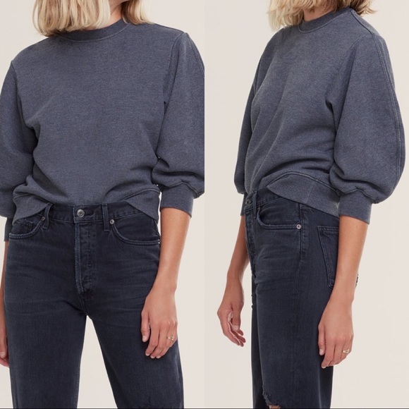 AGOLDE Thora 3/4 Sleeve Sweatshirt - Picture 8 of 16